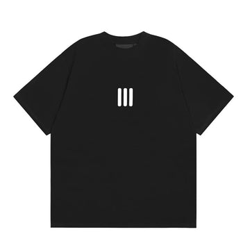 Three-Bar Graphic Oversized T-Shirt