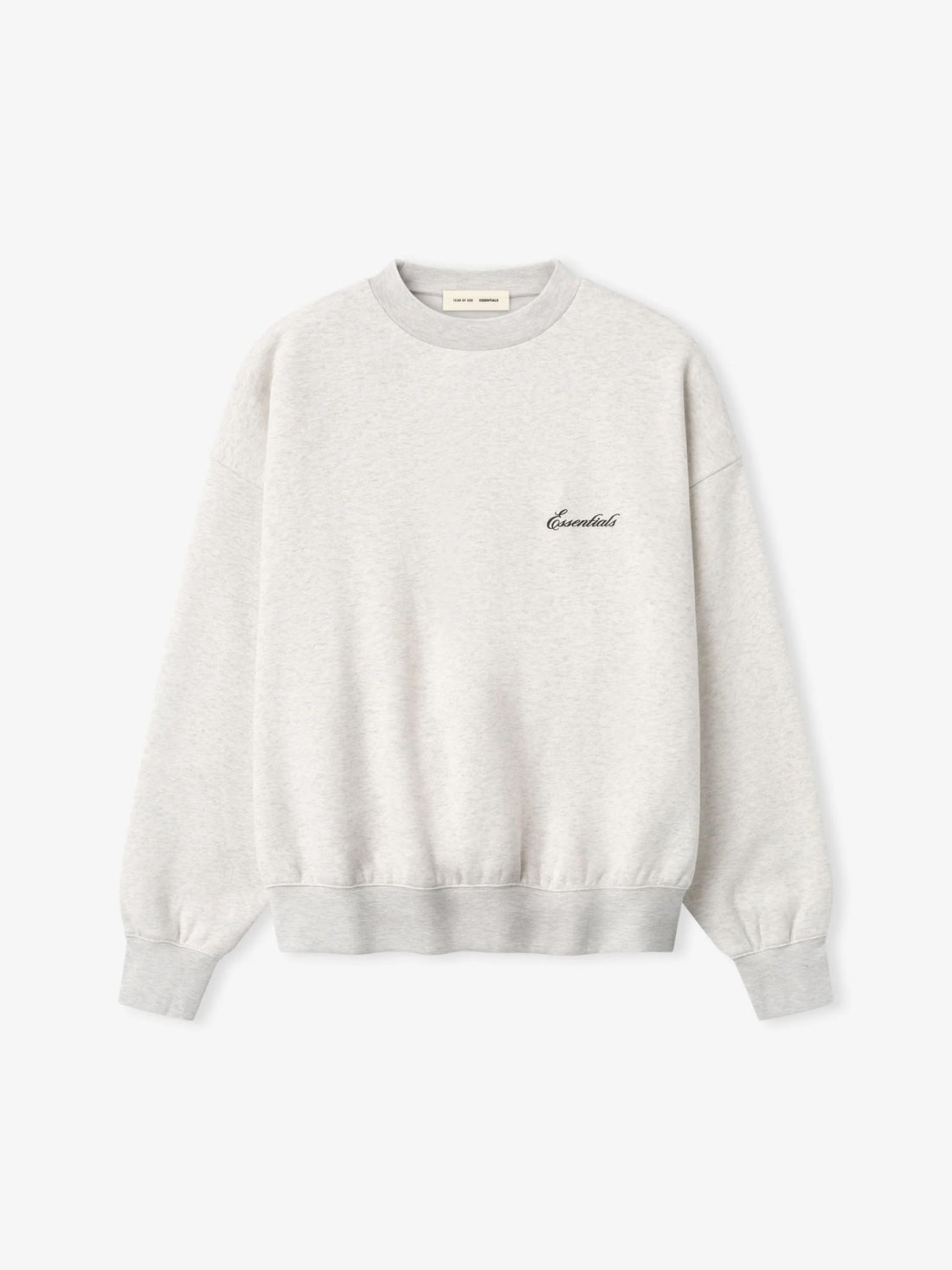 Drop-Shoulder Script Crewneck Sweatshirt