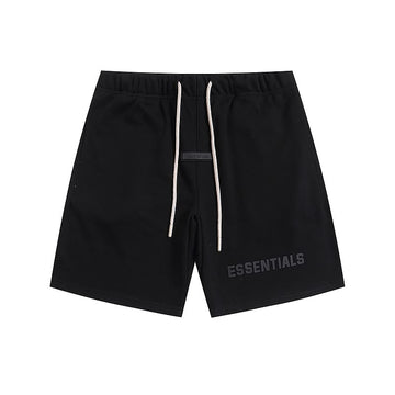 Fleece Shorts with Raised Tonal Branding