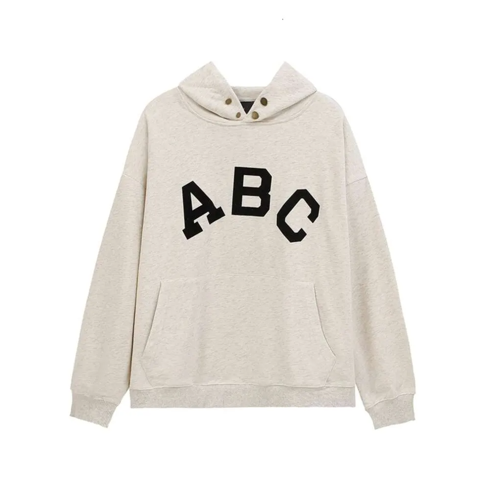 Oversized Arch Lettering & Number Graphic Hoodie